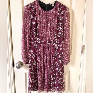 Burberry Brit silk floral dress sz4